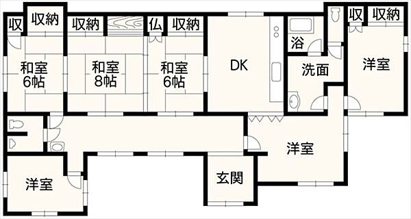 間取り：343000086435