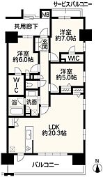 間取図画像 3LDK