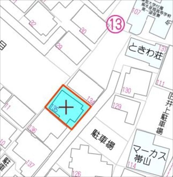 区画図：343000095104