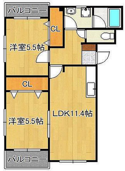 同じ建物の物件間取り写真 - ID:240026467283