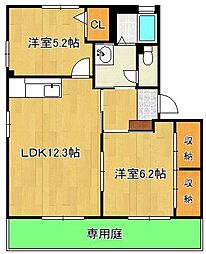 シャーメゾン中曽根 B棟 1階