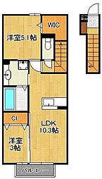 クラポンテMII 2階