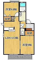 リジェール尾倉パートII　B棟 2階/-