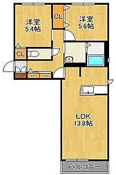 エスポワールＫＭII　Ｂ棟 1階/-