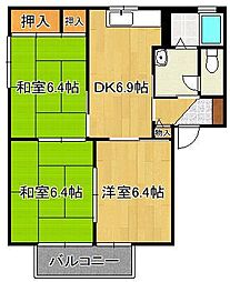 サープラス若久　B棟 2階