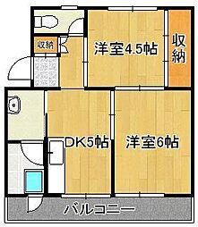 ビレッジハウス小倉南1号棟 1階/-