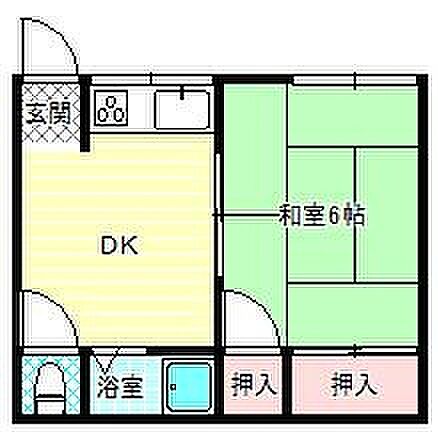 津守ハイツ ｜大阪府藤井寺市国府2丁目(賃貸マンション1DK・2階・31.50㎡)の写真 その2