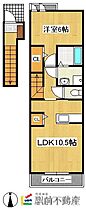 ランコント・リヤンB 202 ｜ 福岡県大牟田市長田町81-6（賃貸アパート1LDK・2階・45.07㎡） その2