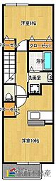 エソラ 1LDKの間取図画像