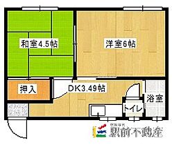 フレンドコーポIII 101 ｜ 福岡県大牟田市平原町145-1（賃貸アパート2K・1階・34.67㎡） その2