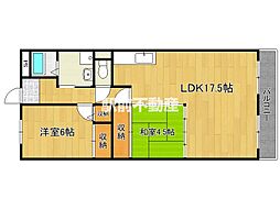 グレイシス 2LDKの間取図画像