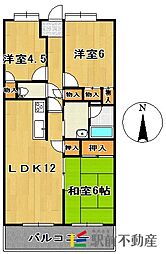 レジデンス新栄町 3LDKの間取図画像