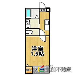 とまとハウス 1階1Kの間取り
