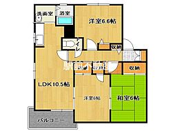 クローバーハイツ 2階