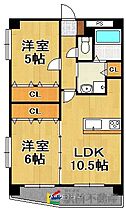 E.POPULARII 801 ｜ 佐賀県鳥栖市藤木町10-47（賃貸マンション2LDK・8階・54.00㎡） その2