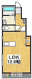 コンフォートネクストA棟 ワンルームの間取図画像