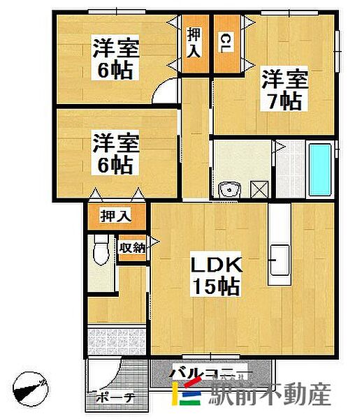 同じ建物の物件間取り写真 - ID:240027223163