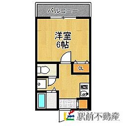 ラムールフィルキシロ 1Kの間取図画像