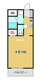 SIRIUS 1Kの間取図画像