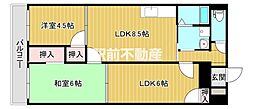 合川ビレッジ1 3LDKの間取図画像