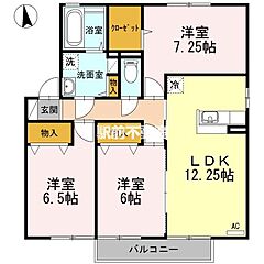 物件の間取り