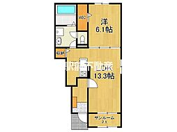 間取図画像 1LDK