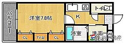 間取図画像 1K