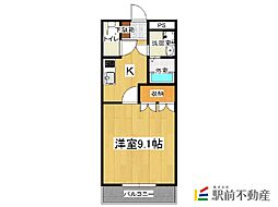 間取図画像 1K
