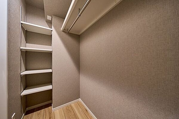 洋室（2）　収納力のあるウォークインクローゼットを装備。お部屋をスッキリとお使いいただけます。