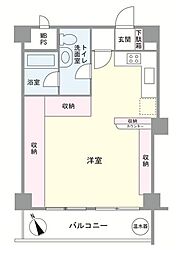 ダイアパレス上池台 ワンルームの間取図画像
