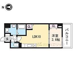サンプラザ茨木 1LDKの間取図画像