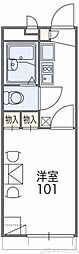 レオパレスハイランド1 1Kの間取図画像