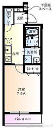 フジパレス阪急吹田駅南3番館 1Kの間取図画像