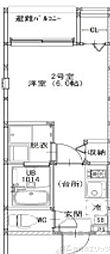 Reve Court 1Kの間取図画像