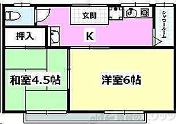間取図画像 2DK