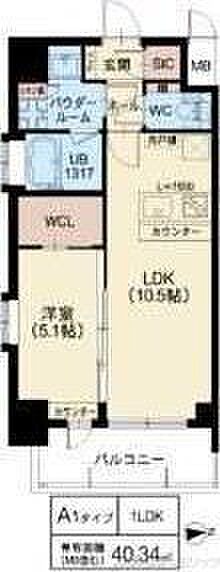 スプランディッド江坂III 401｜大阪府吹田市垂水町３丁目(賃貸マンション1LDK・4階・40.34㎡)の写真 その2