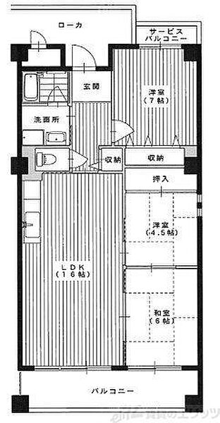 フォートビラージュ ｜大阪府吹田市泉町３丁目(賃貸マンション3LDK・4階・71.00㎡)の写真 その1