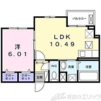 クレスト 102 ｜ 大阪府大阪市東淀川区南江口３丁目4-60（賃貸アパート1LDK・1階・39.47㎡） その2