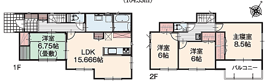 間取りを拡大表示
