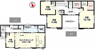 間取りを拡大表示