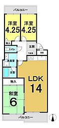 間取図画像 3LDK