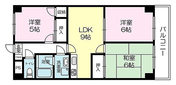 間取りを拡大表示