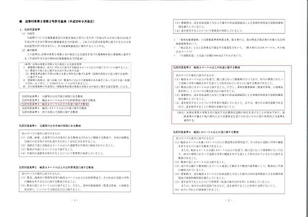 法第43条第2項第2号許可基準
