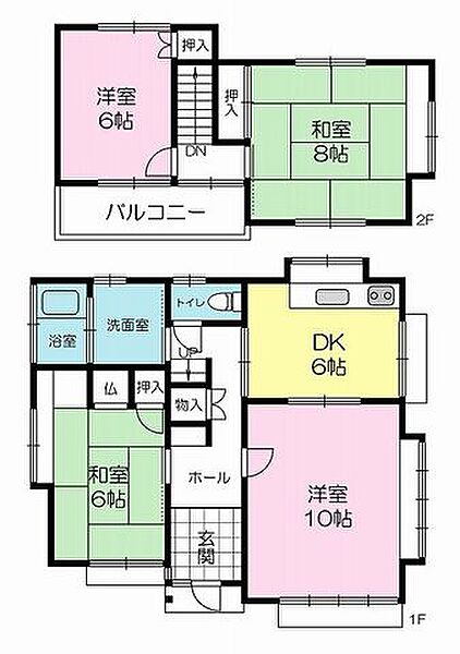 間取りを拡大表示