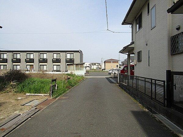 前面道路東方面