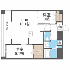 物件の間取り