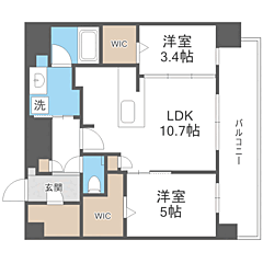 物件の間取り