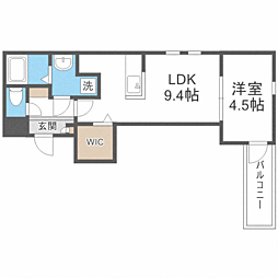 間取図画像 1LDK