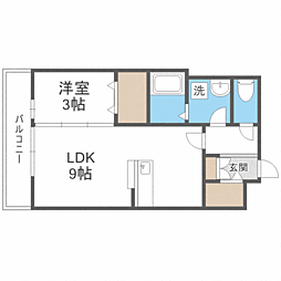 間取図画像 1LDK