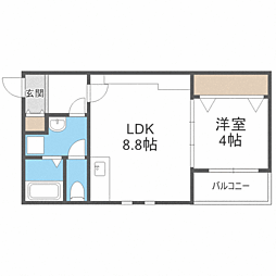 間取図画像 1LDK